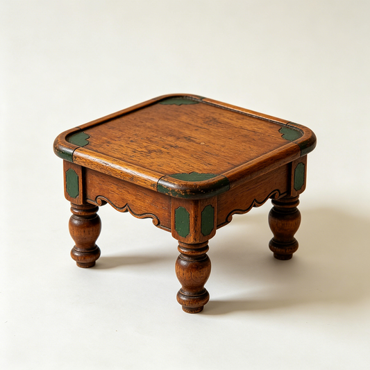Vintage Distressed Small Side Table