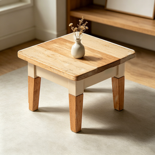 Patchwork Solid Wood Small Table