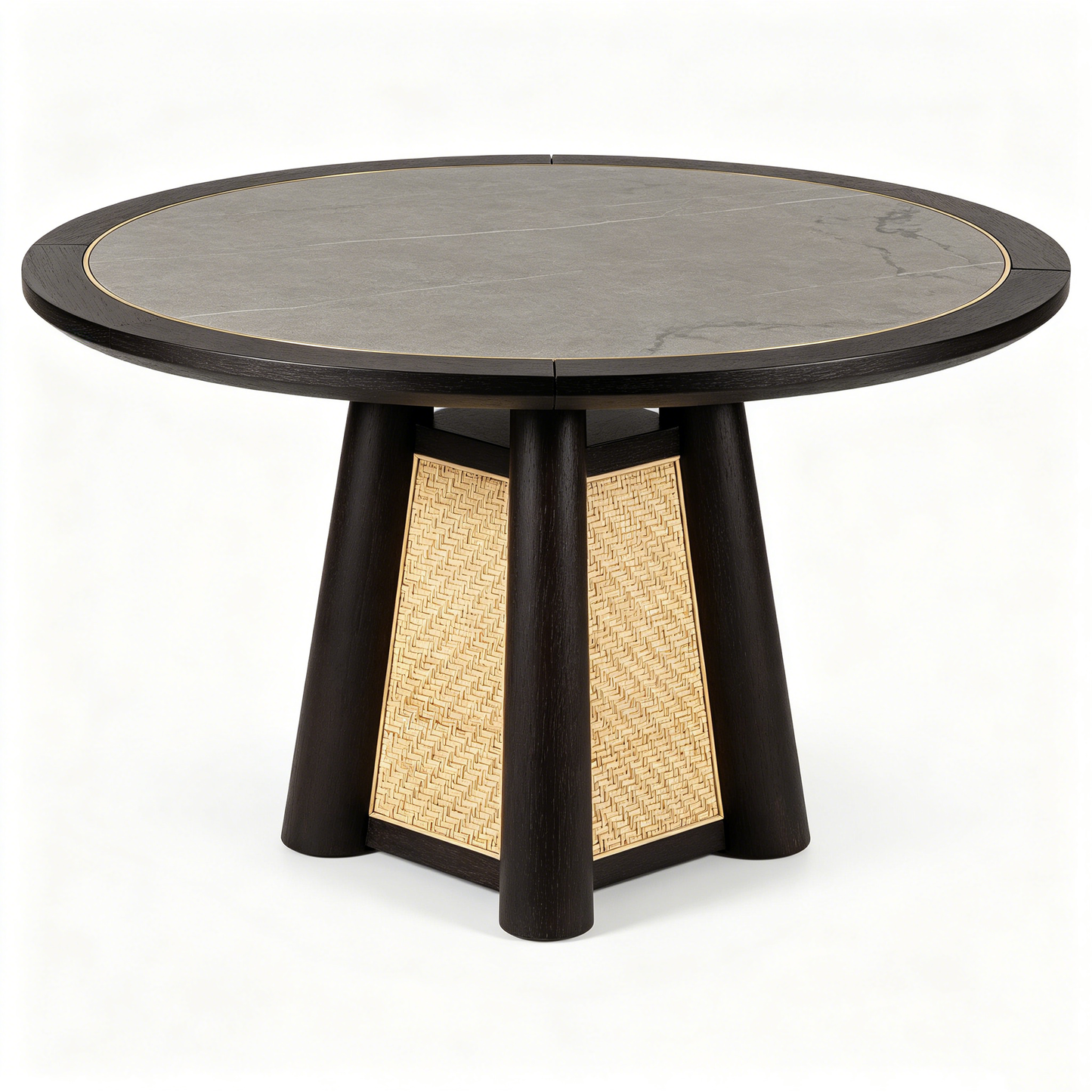 Wicker Accent Round Table