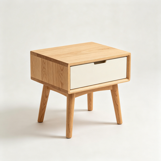 Nordic Oak Drawer Nightstand
